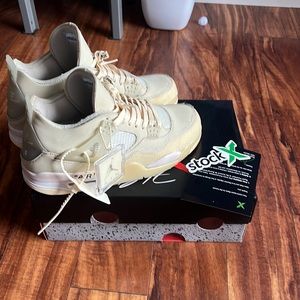 Air Jordan 4 Retro Off White Sail (men’s size 12)